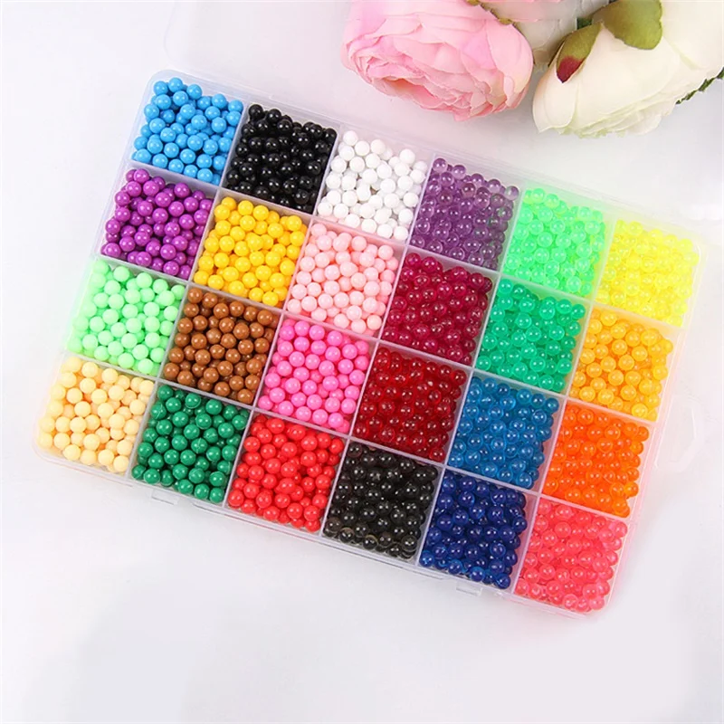 аквабитс aquabeads бусины Новые DIY набор для творчества шарики распылители воды 6000 шт.