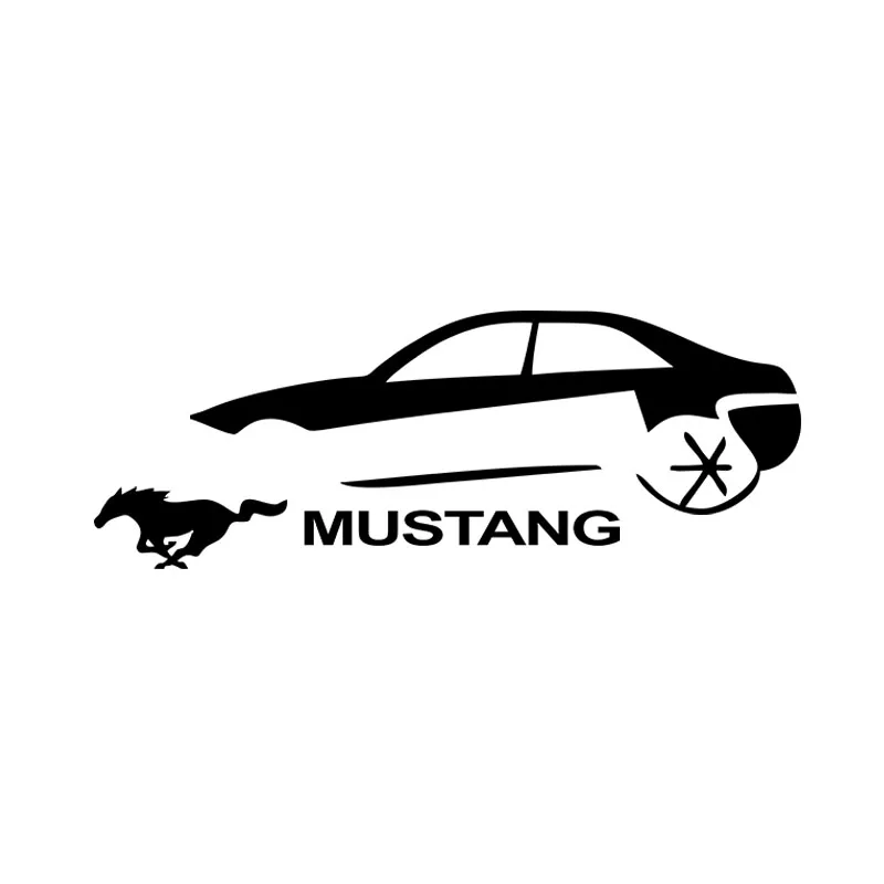 

Car Side Decal Stripe Vinyl Truck Auto Decoration Stickers For Ford Mustang Car Sticker