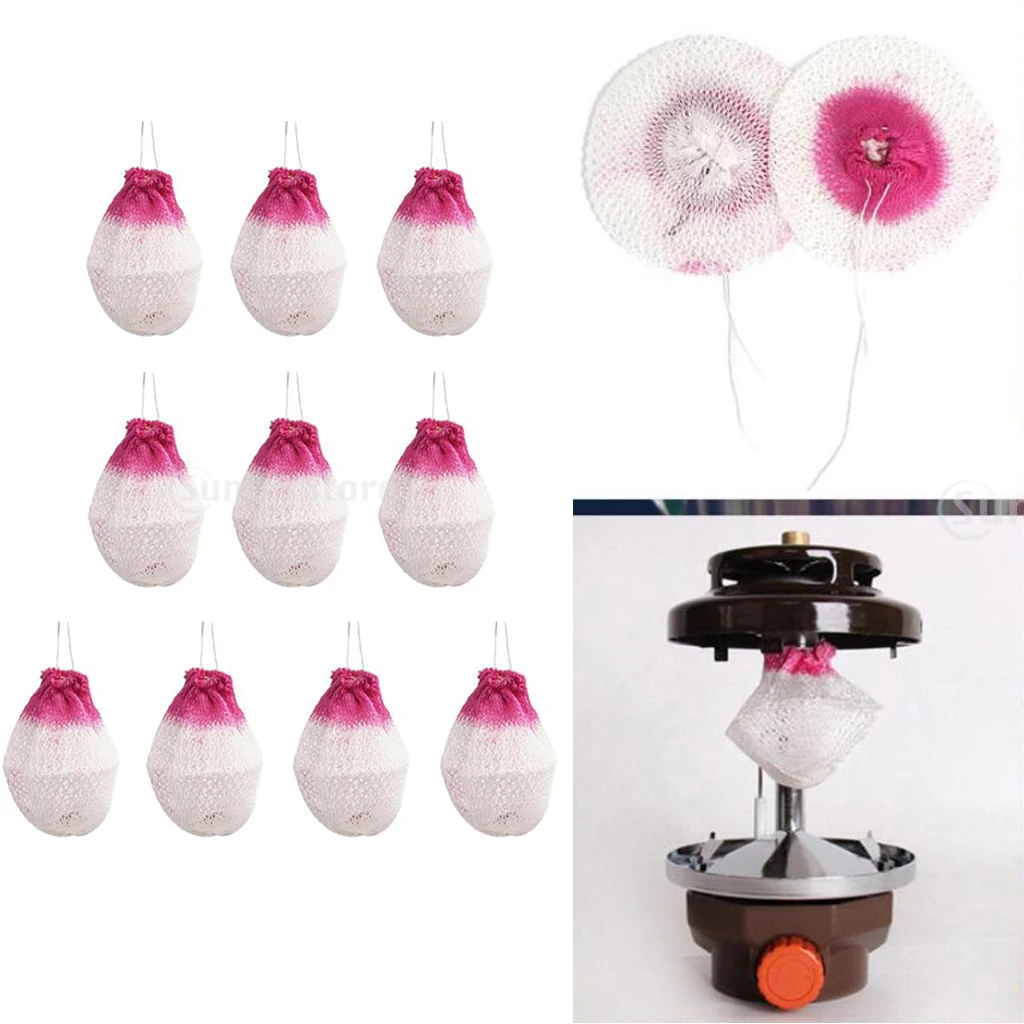 10 шт. газовая лампа Mantles со шнурком для кемпинга палатки керосиновая светильник