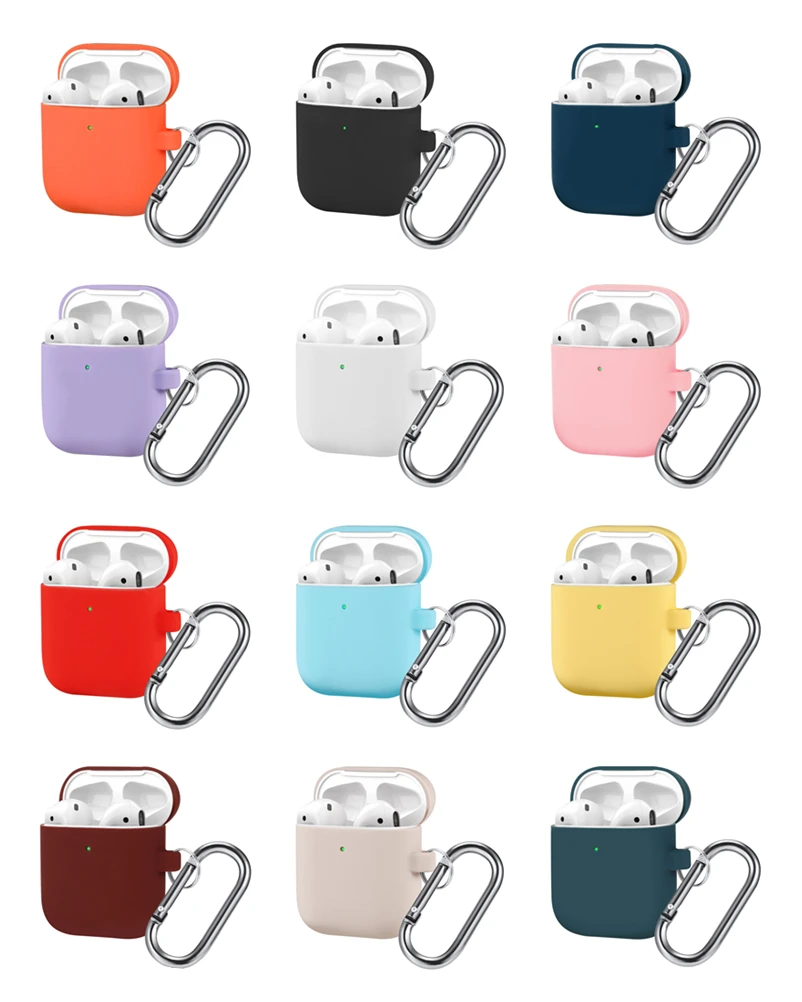 Новый соединенный крючок Bluetooth беспроводной Чехол для наушников Apple AirPods 2