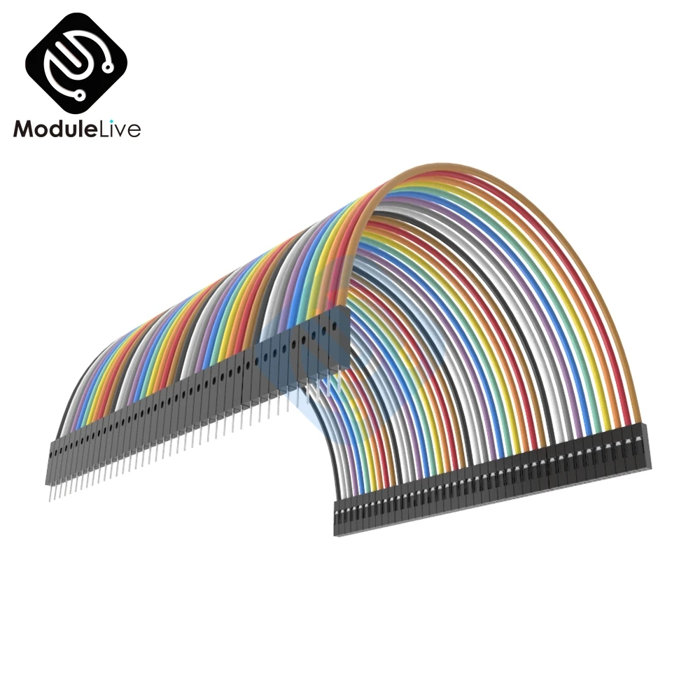 

5 x 40PCS Dupont 10CM Male To Female Jumper Wire Ribbon Flexible Cable for Arduino