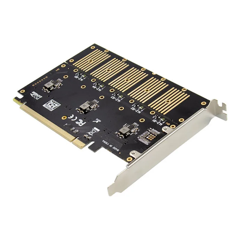 плата расширения pcie gen3 x16 на 5 порт