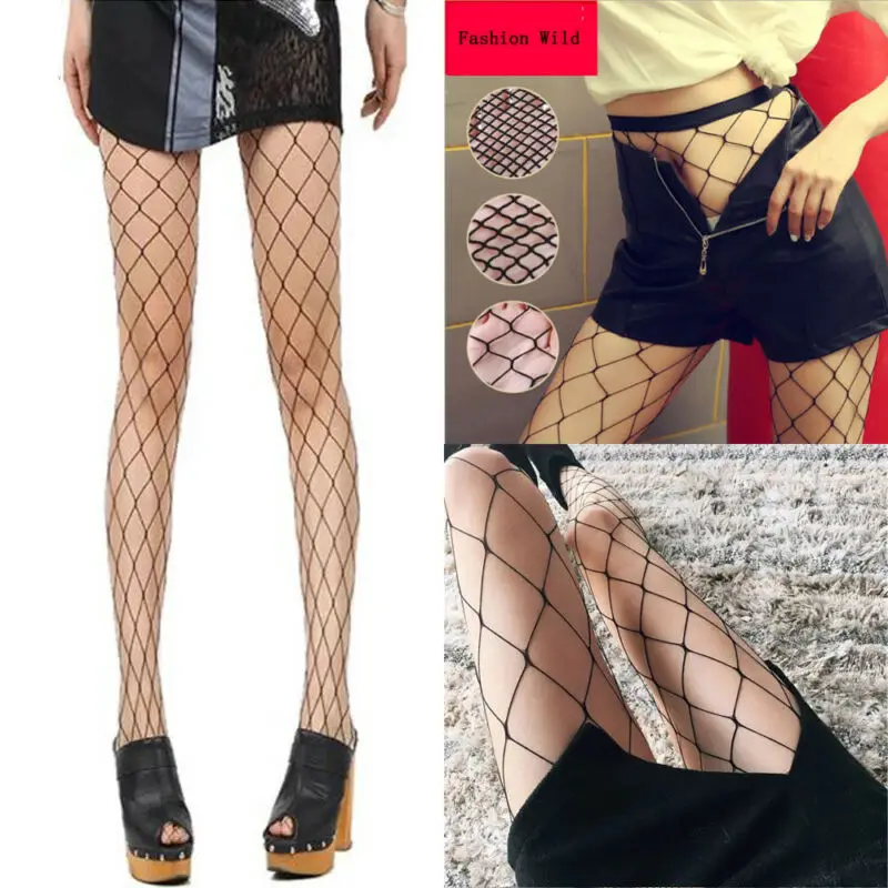 Новые женские черные сетчатые ажурные колготки с узором чулки колготки|Колготки|