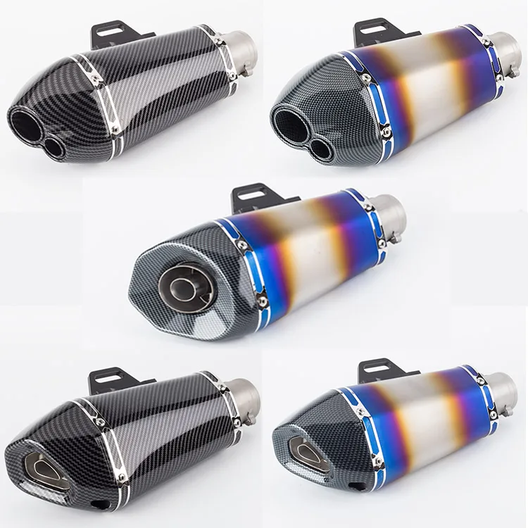 

Universal 51mm motorcycle modified exhaust pipe muffler large hexagon exhaust DB KLIIER For Z250 CBR500RR Z900 ZX6R MT09 R6