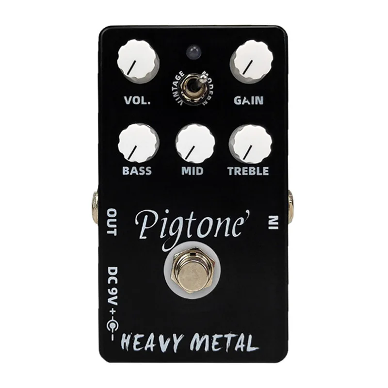 PP-10 Pigtone PP-10, тяжелый металл, гитарный эффект, педаль, акустическая электрогитара, аксессуары, эффекты, педали, настоящие, bypas - Цвет: PP-10