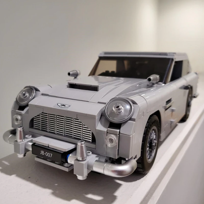 Without box 1450 шт. лего technic Creator Expert 007 James Bond автомобили Строительные блоки наборы кирпичи совместимые классические 10262 модель детская игрушка, подарок - Цвет: Without box