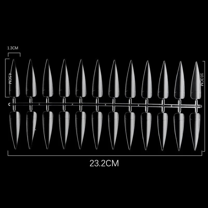 MSHARE 240 шт ногтей для украшения кончиков патч длинный стиль доска салон