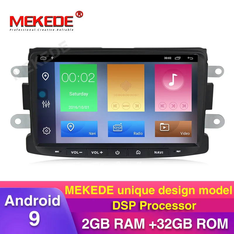 Продукт продаж! android 9 Автомобильный gps навигатор мультимедийный плеер для Lada Xray 2/RENAULT Dacia/Duster/Logan/Sandero с DSP