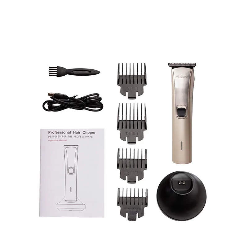 

Surker M1 electric rechargeable hair clipper electric clipper oil head short hair clipper cordless USB rechargeable hair clipper