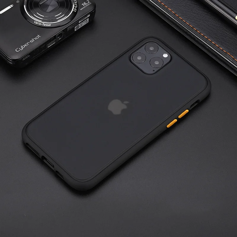 shockproof soft rubber silicone phone case for iphone 11 pro max xr xs max 10 8 7 6s plus 8plus 7plus iphone11 11pro matte cover free global shipping