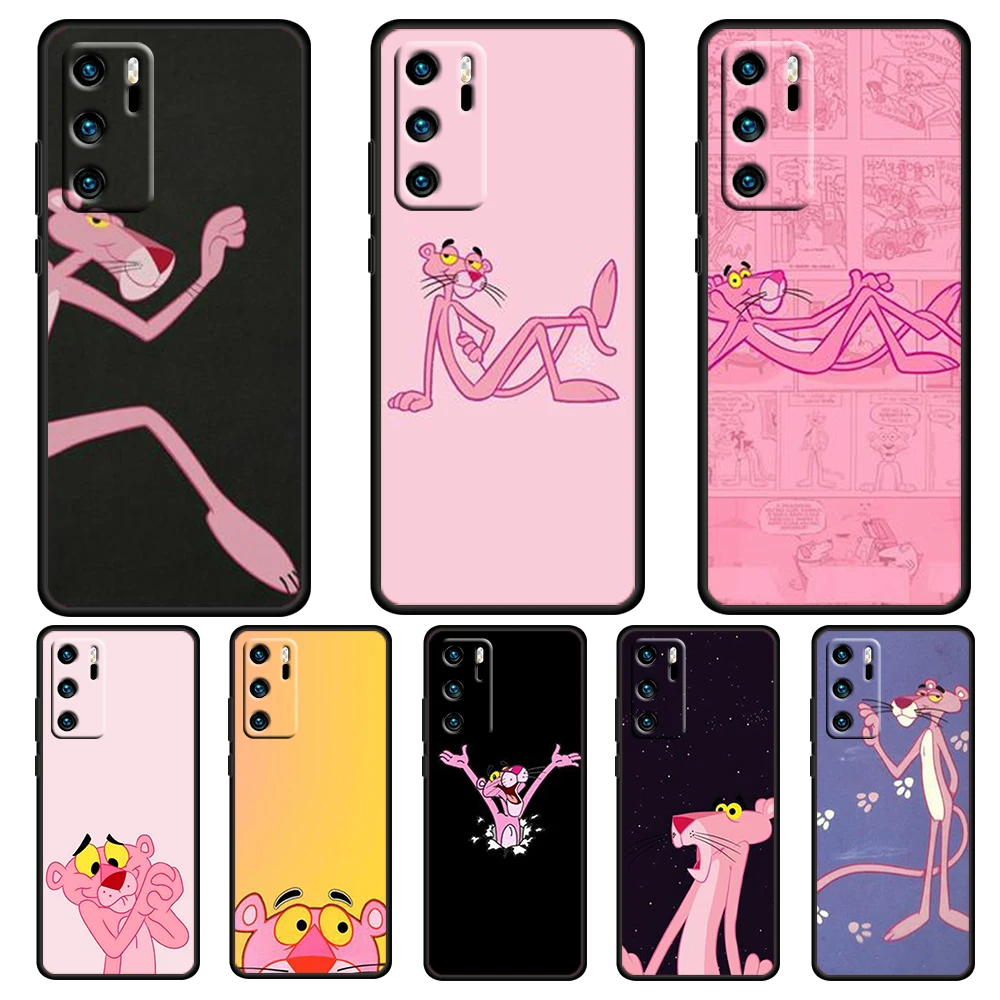 

Cartoon humor animal For Huawei P50 P40 P30 P20 Pro Plus 5G 2019 E P10 P9 Lite mini 2017 Silicone Soft Black Phone Case
