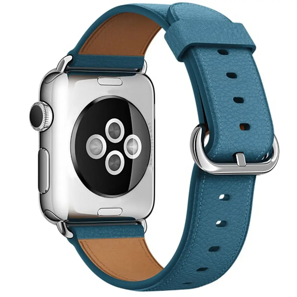 Ремешок из коровьей кожи для apple watch band 44 мм 40 спортивный браслет смарт часов iwatch
