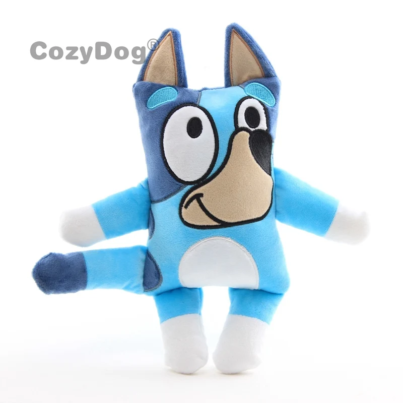 Bluey 30cm 30 см Синий Бинго собака плюшевые куклы игрушки мультфильм ТВ собака мягкие животные игрушки для детей Рождественский подарок на день рождения - Color: Bluey 30cm