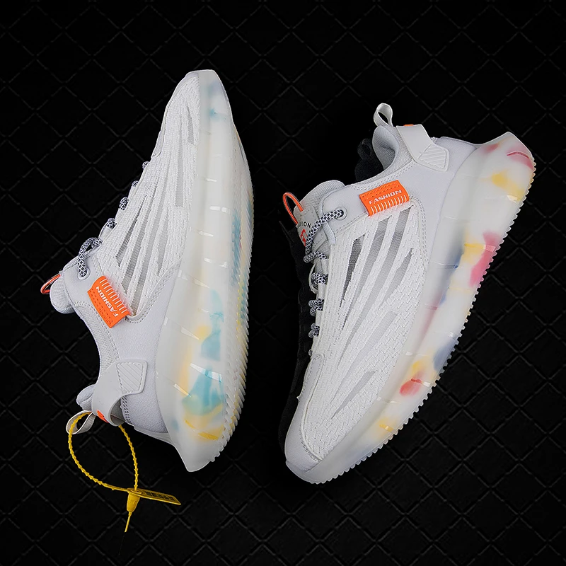 Кроссовки мужские беговые из дышащей сетчатой ткани высокого качества - купить