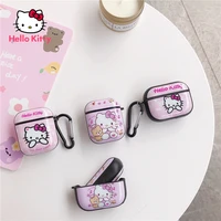 hello kitty is suitable for apple airpods 123 generation airpods pro wireless bluetooth compatible headset protective sleeve
