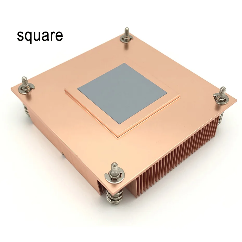 Coolсервер 1U1C 1U Настольный ПК CPU сервер рабочая станция кулер тонкий радиатор для