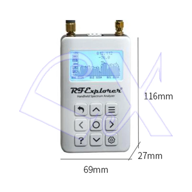 Анализатор спектра RF Explorer ISM Combo Plus для тестирования помех анализатор сигнала 50