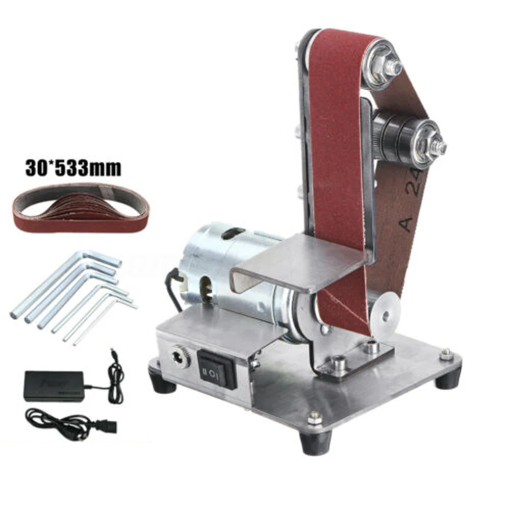 DIY микро ленточная шлифовальная абразивная машина 775 96 Вт аксессуары для