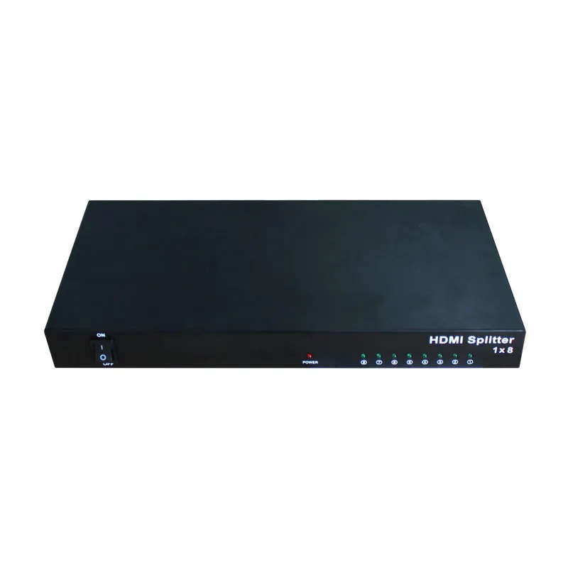 Разветвитель hdmi 1 в 8 поддержка 1080P HD эффект 3D для светодиодного дисплея с