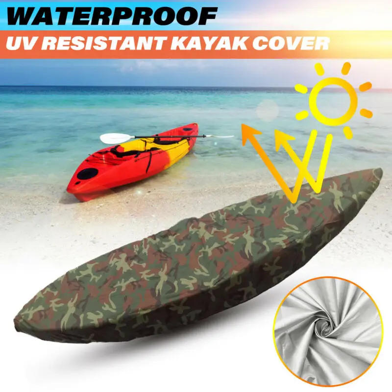 

Outdoor Kayak Cover Waterproof UV Kayaking Hood Durable Oxford Kayaking Accessories For Kayak Boat Canoe Storage Transport