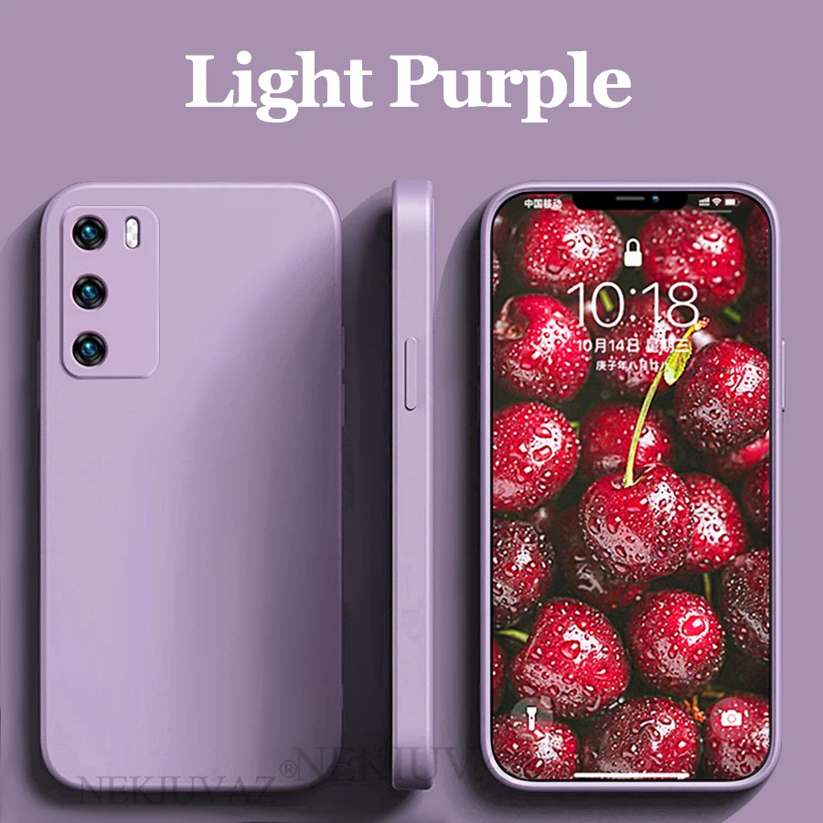 case for huawei p40 lite 4g 5g p40 p20 p30 pro mate 20 30 40 pro nova 5t 3i case silicone square for honor 9a 20 30 pro cover free global shipping