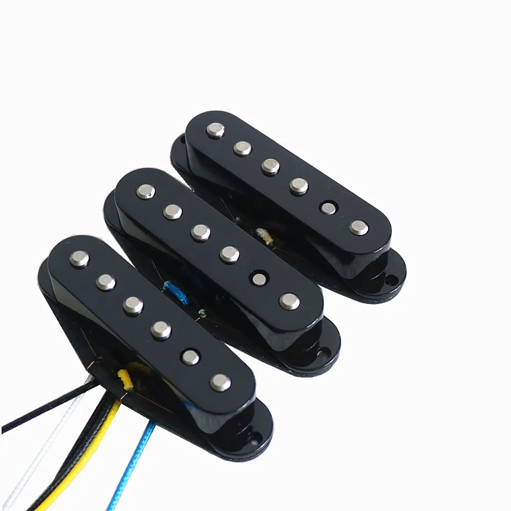 Donlis Высокая выходная винтажная 60 стиль Alnico V rod шахматный SSS одна катушка звукосниматель для ST гитары звукосниматели prewired