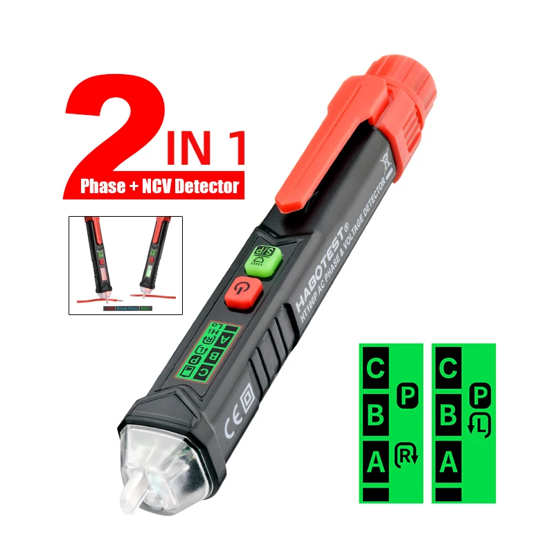 Цифровой Бесконтактный детектор напряжения переменного тока с ЖК