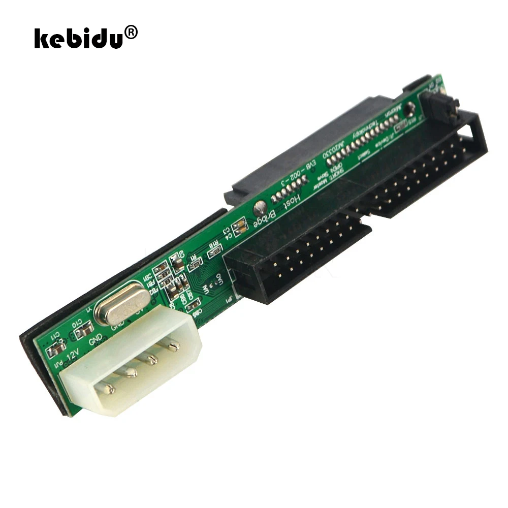 Адаптер kebidu Sata IDE конвертер с 2 5 мама на 3 дюйма папа 40 контактный порт 133 Гб/с
