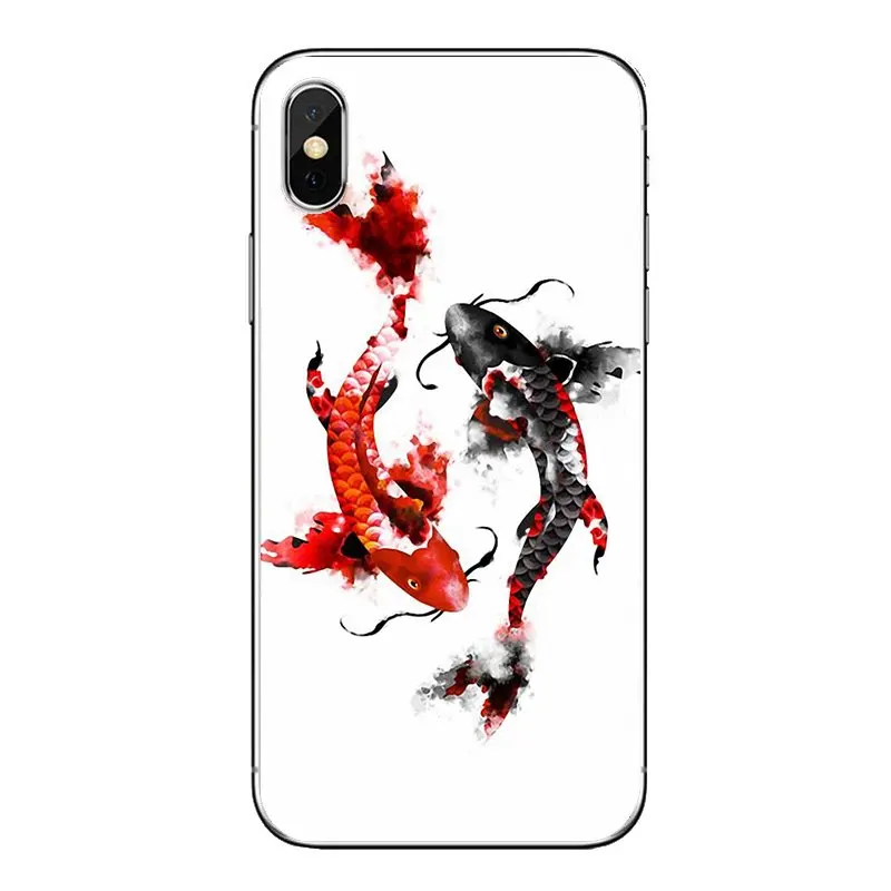 Для Huawei Honor 5A lyo-l21 Y6 II Compact Y5 2 Y5II mate 10 Lite Nova 2i 9i Акварельные картины Koi Fish Art Чехол для