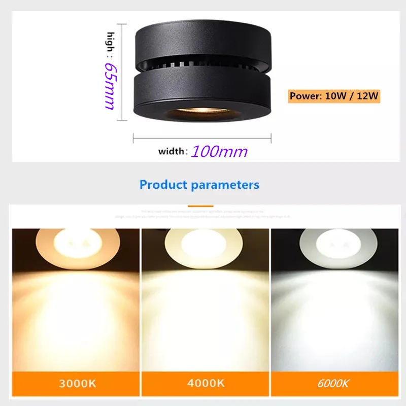 Высокое качество затемнения поверхностного монтажа Встраиваемый светодиодный