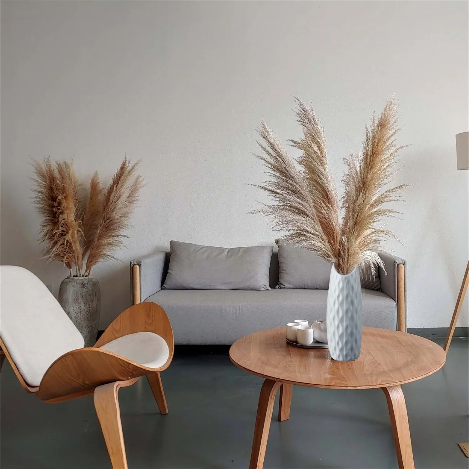 

Geometric Shatterproof Flower Vase Home Office Decor Study Room Home Wedding Decor Milky White Basket Arrangement Home Decor