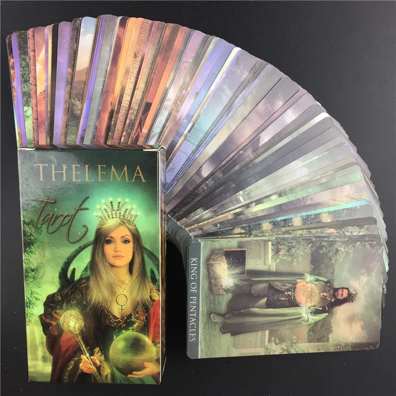 Thelema Tarot карты Настольные игры водительская судьба гадания на английском языке