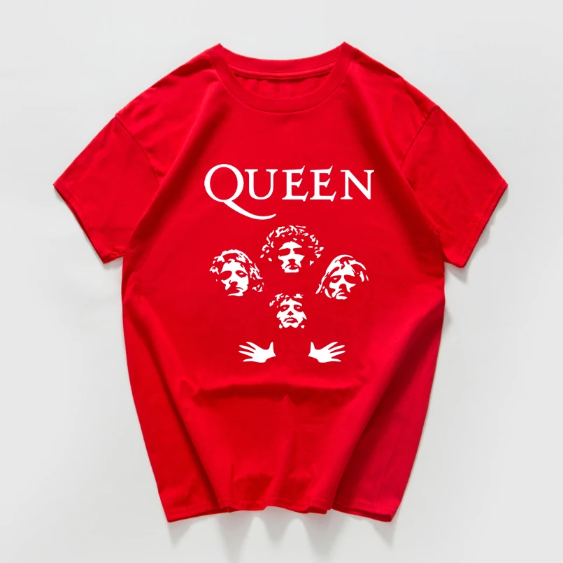 Блестящая рок-группа queen футболка для женщин размера плюс хлопок Летняя женская футболка, винтажная уличная футболка femme harajuku