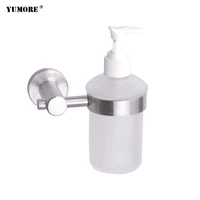 yumore wall mounted liquid soap dispenser liquid dispenser container hand press soap organizer kitchen cleaning tools