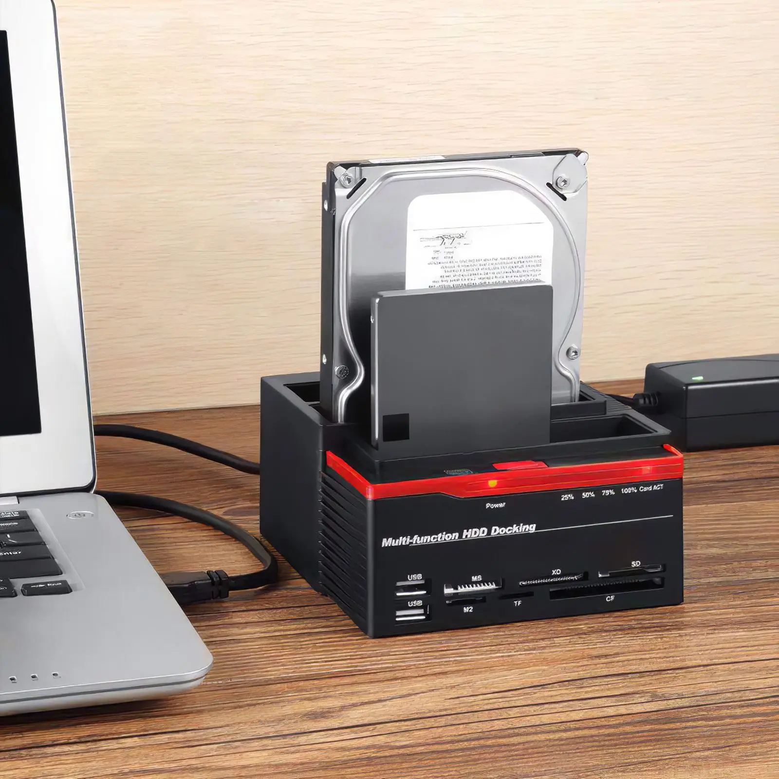 

Док-станция eSATA на USB 2,0/3,0 для жестких дисков 2,5/3,5