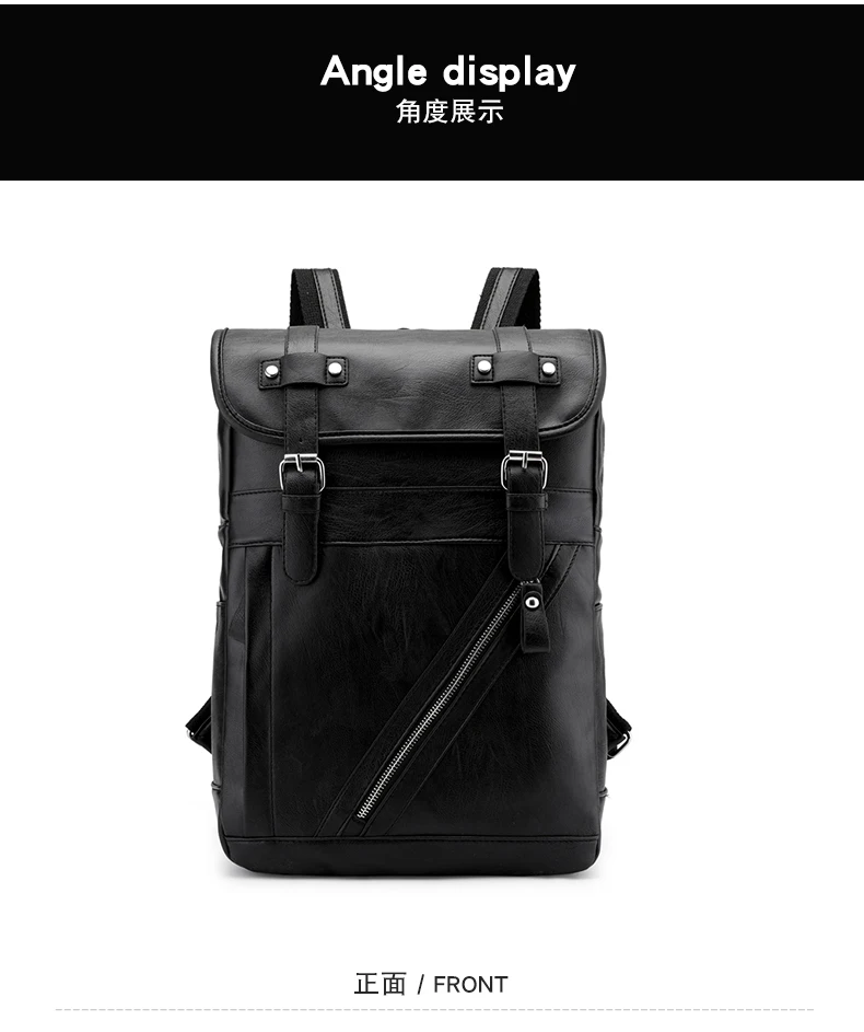 Школьные сумки от кражи mochila hombre, водонепроницаемые, для путешествий, в винтажном стиле, для ноутбука, черный кожаный рюкзак для мужчин, дизайнерские, повседневные, sac a dos