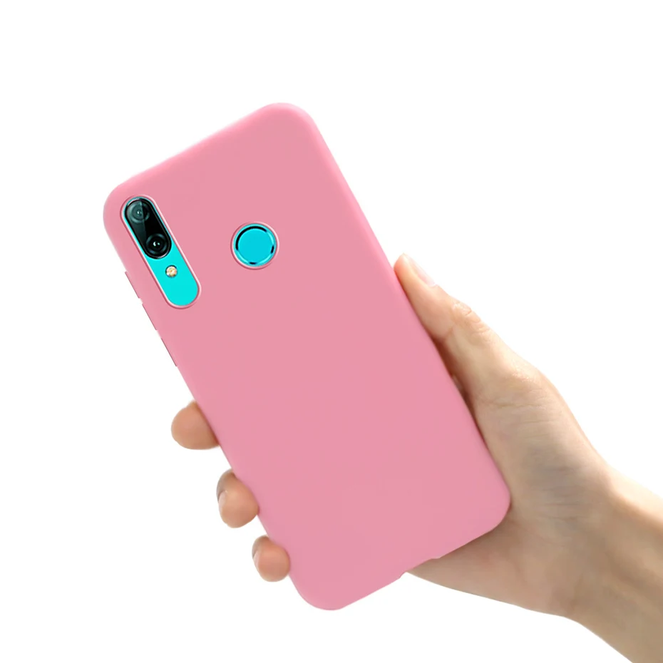 Чехол для Huawei P Smart 2019 чехол PSmart мягкий силиконовый карамельных цветов задняя