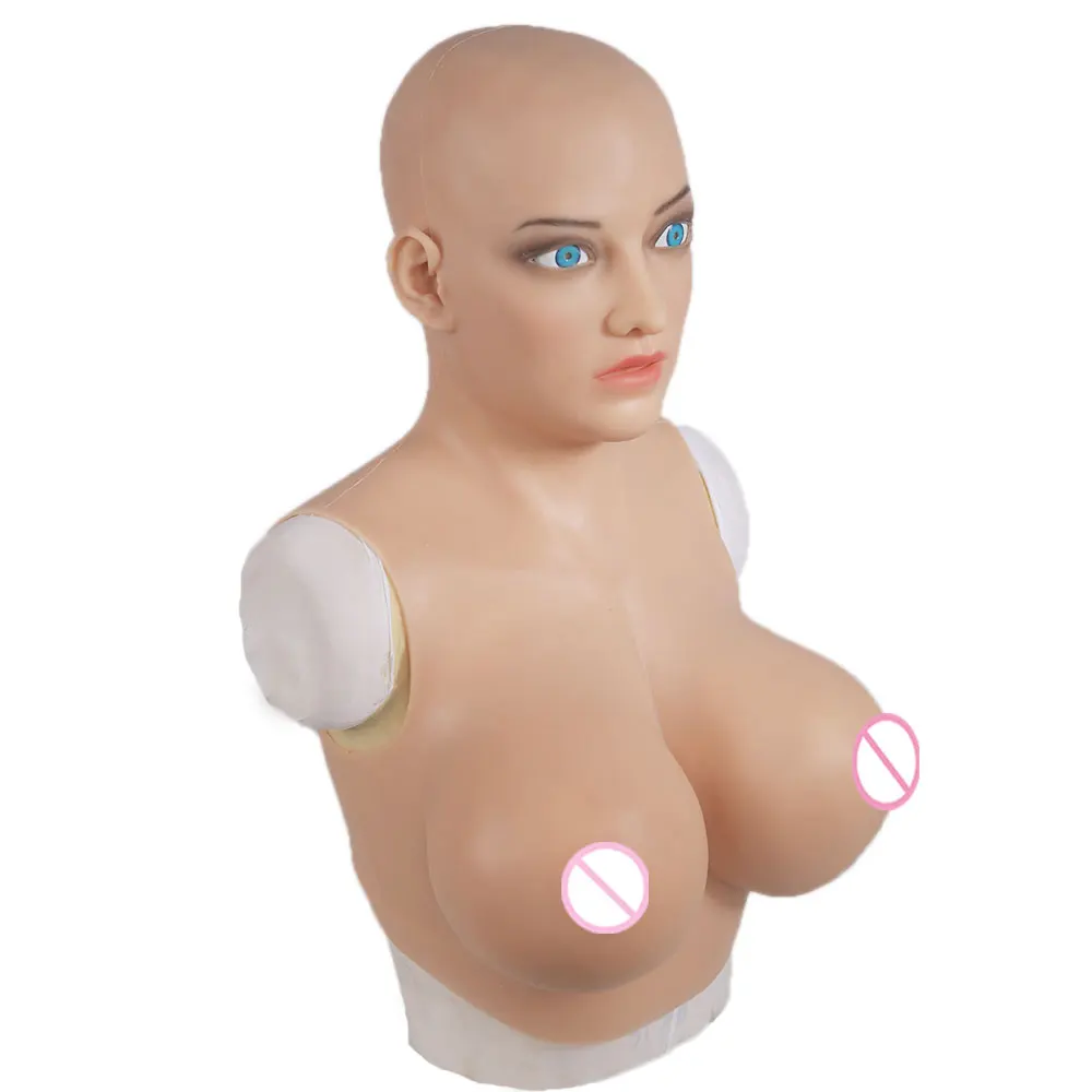 Силиконовая Женская грудь для трансвеститов Реалистичная женская маска