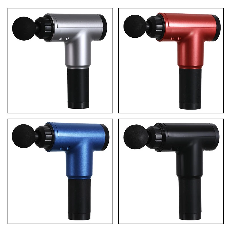 

LCD Display Therapy Massage Gun 32 Gears Muscle Massager Pain Sport Massage Machine Relax Body Slimming Relief With 4 Heads