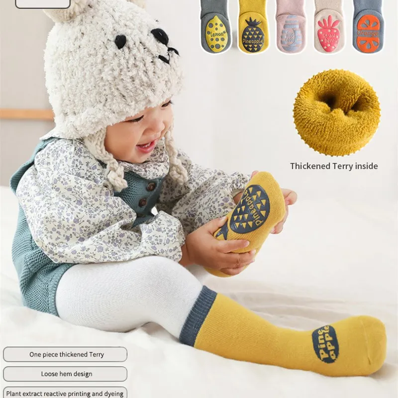 

Носки детские с фруктовым принтом, на возраст 0-5 лет