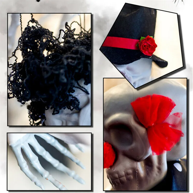 Скелет Хэллоуин висячий Призрак с рукой страшный дом привидениями реквизит