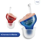 Слуховые аппараты, усилитель звука, 4-канальный ушной аппарат, миниатюрное цифровое беспроводное слуховое устройство для глухости, невидимые наушники, Прямая поставка