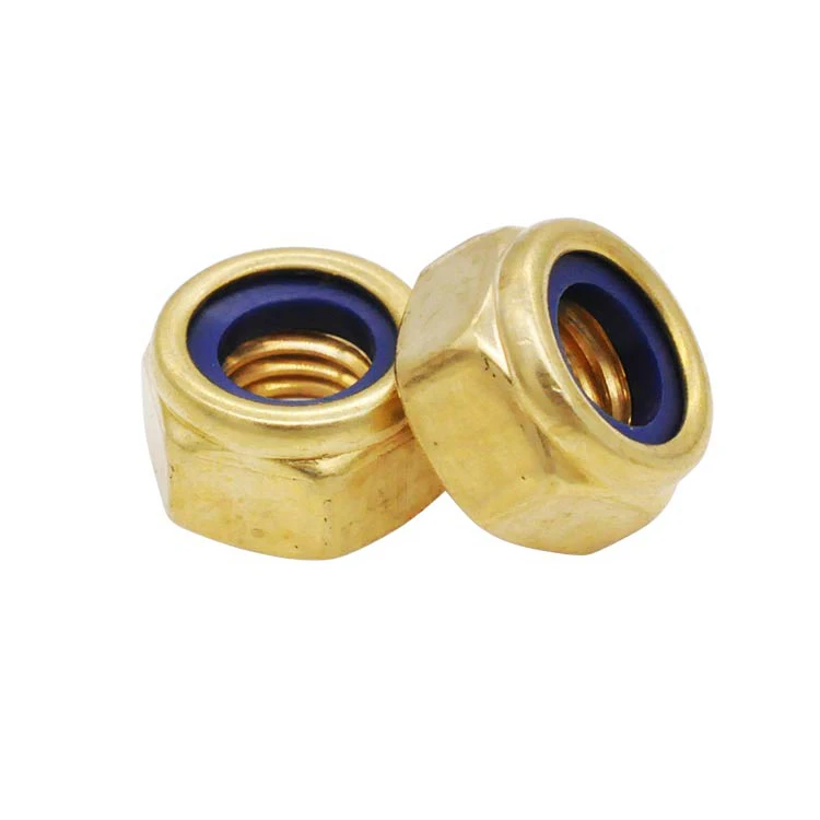 

Bass nylon lock nut m4 m5 m6 m8 m10 m12 brass lock nut