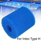 Многоразовый моющийся фильтр для бассейна, поролоновый губчатый картридж для Intex, тип H, сменная деталь для очистки