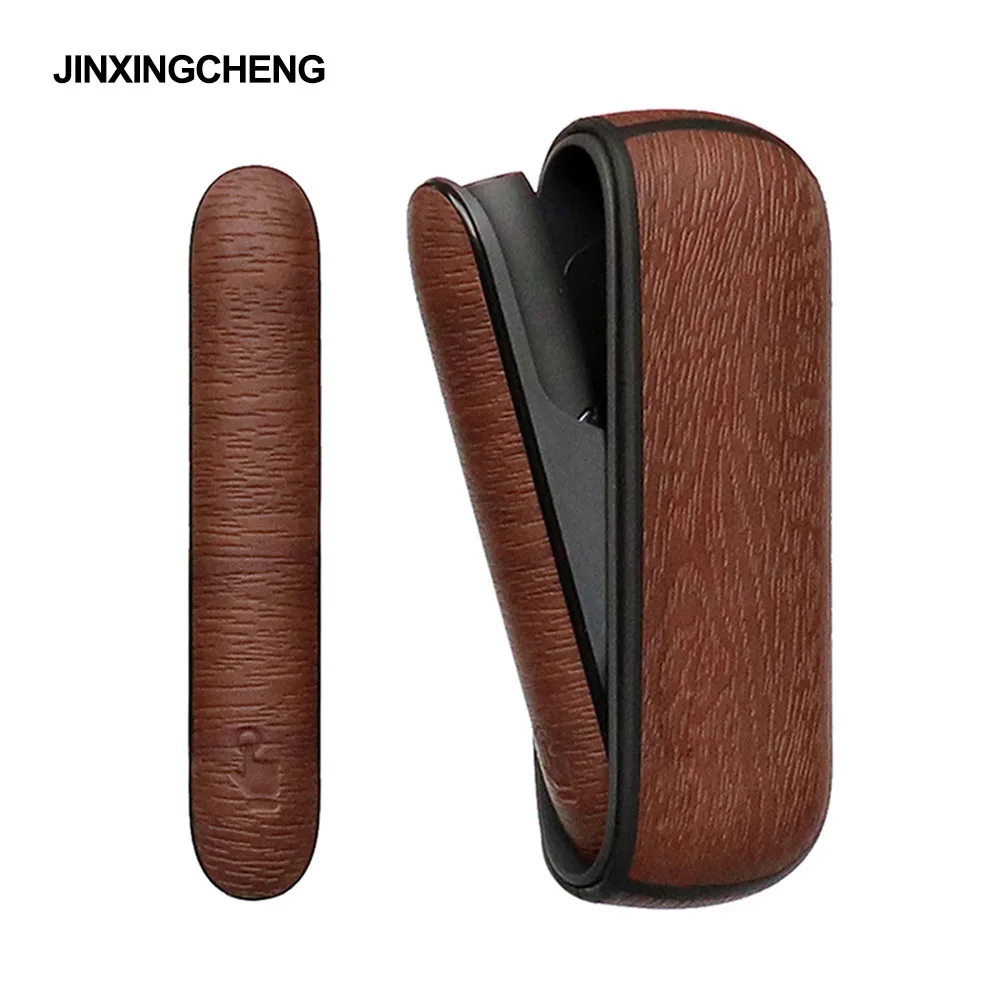 JINXINGCHENG деревянное дерево стиль Полный Чехол для iqos 3 duo кожаный чехол s + боковой