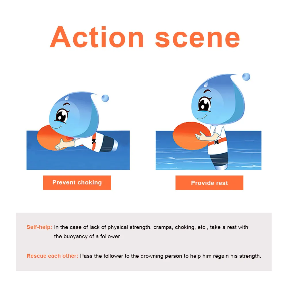 Практичный переносной Плавающий поплавок из ПВХ двойные подушки безопасности