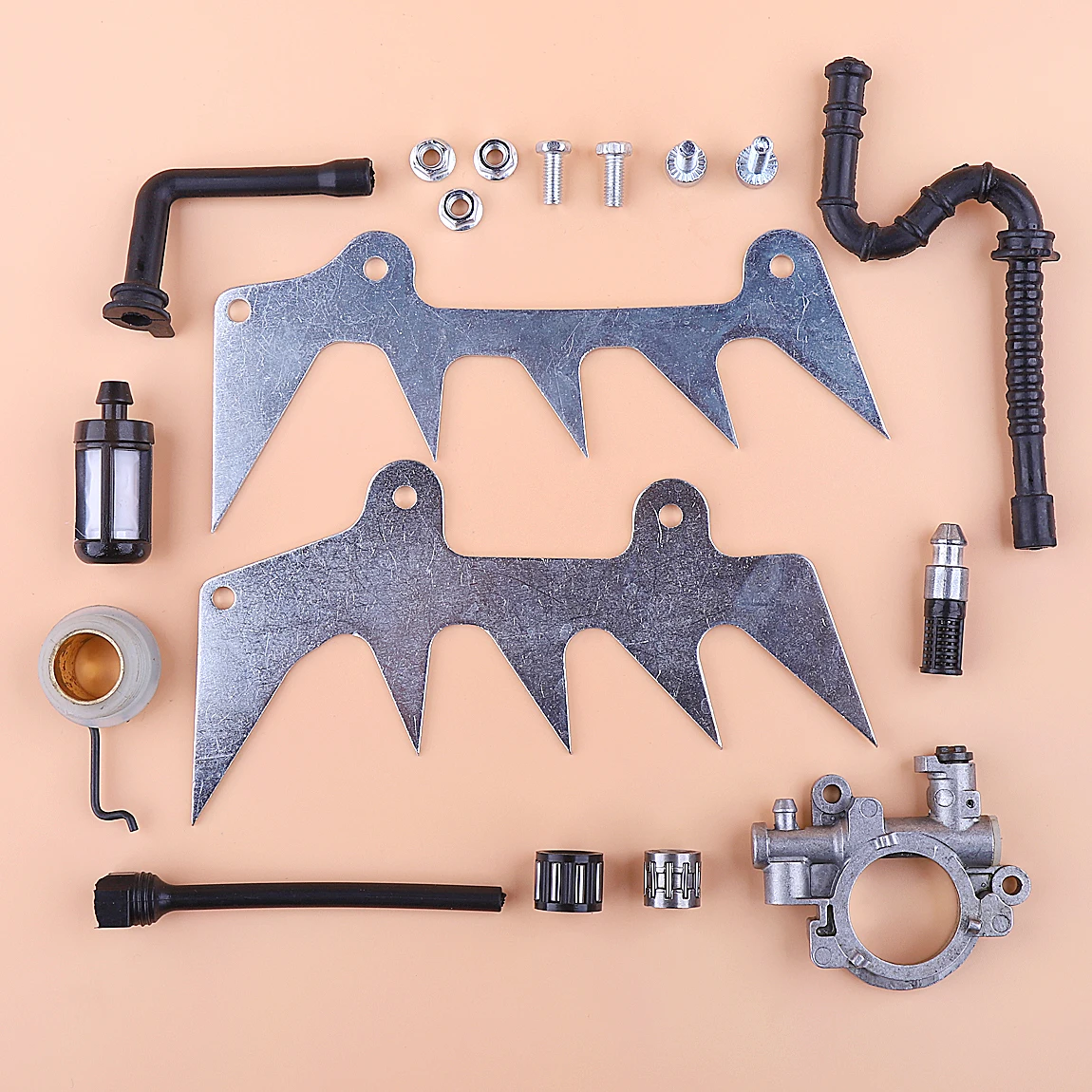 

Масляный насос, лущийся бампер для Stihl 029 039 MS290 MS310 MS390 червячный редуктор, топливный масляный фильтр, линейный подшипник, комплект цепной пил...