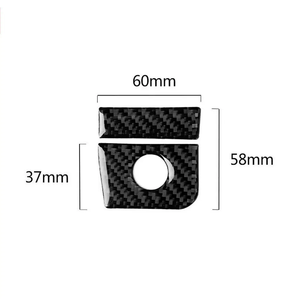 

Car Inner Stickers Storage Box Switch Sticker Cover Trim For Ford Mustang 2015 2016 2017 2018 2019 Carbon Fiber Accessories