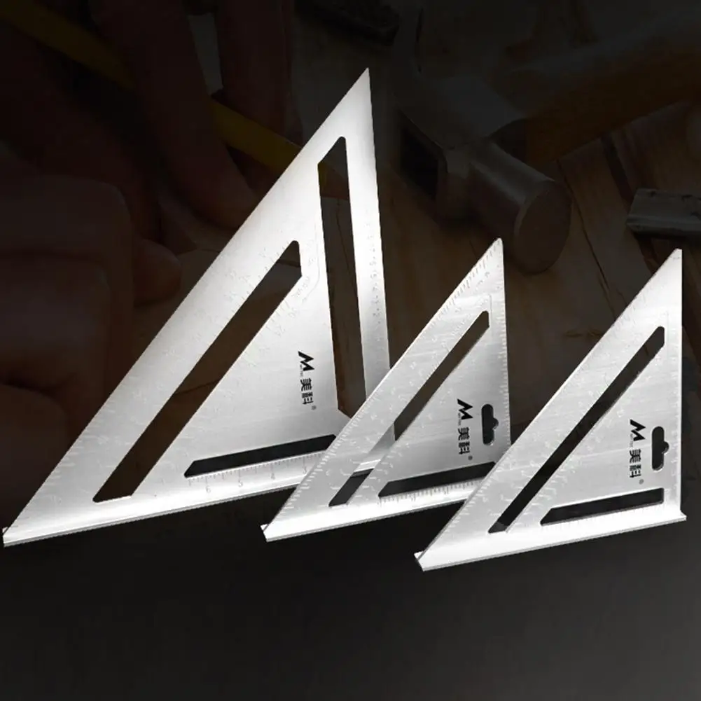 

Multifunction Thicken Aluminun Alloy 45 Degree Triangular Ruler