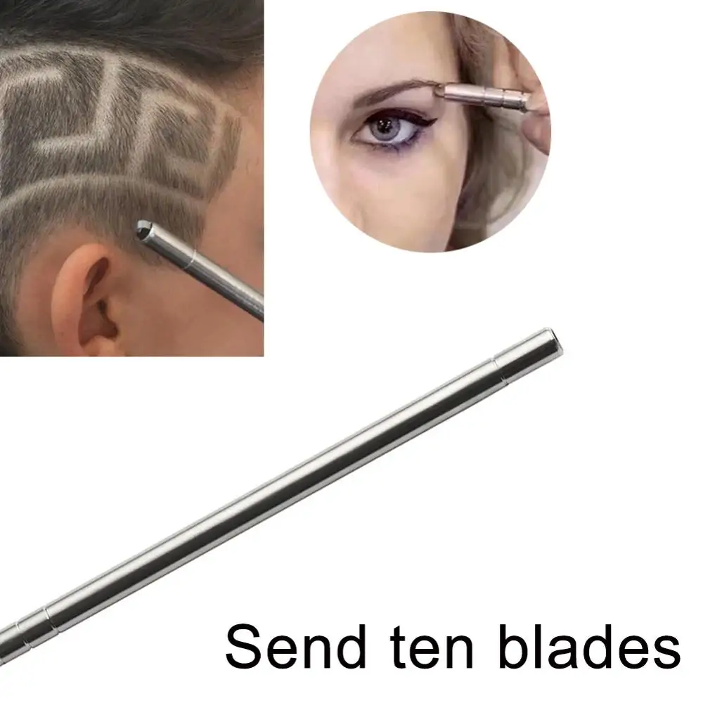 Ножницы для волос триммеры Волшебная гравировка бороды бритвы бровей вырезанная